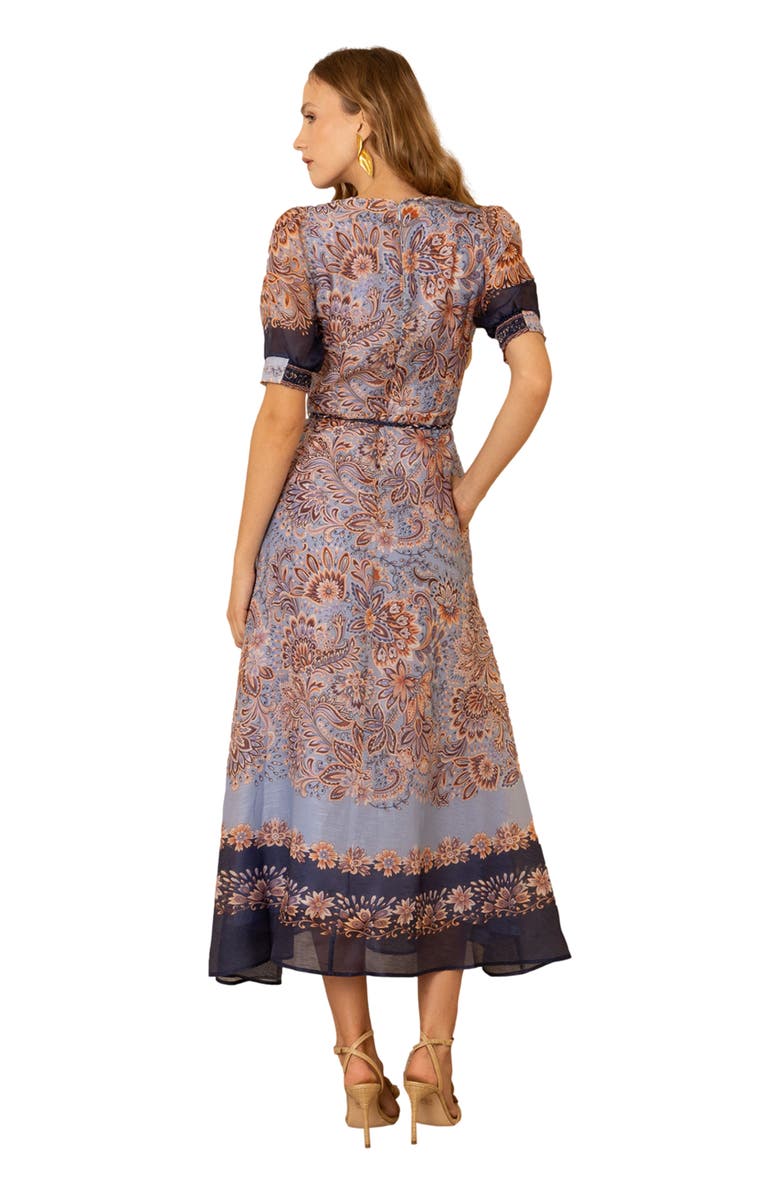 Hale Bob Aubrie Organza Maxi Dress, Alternate, color,