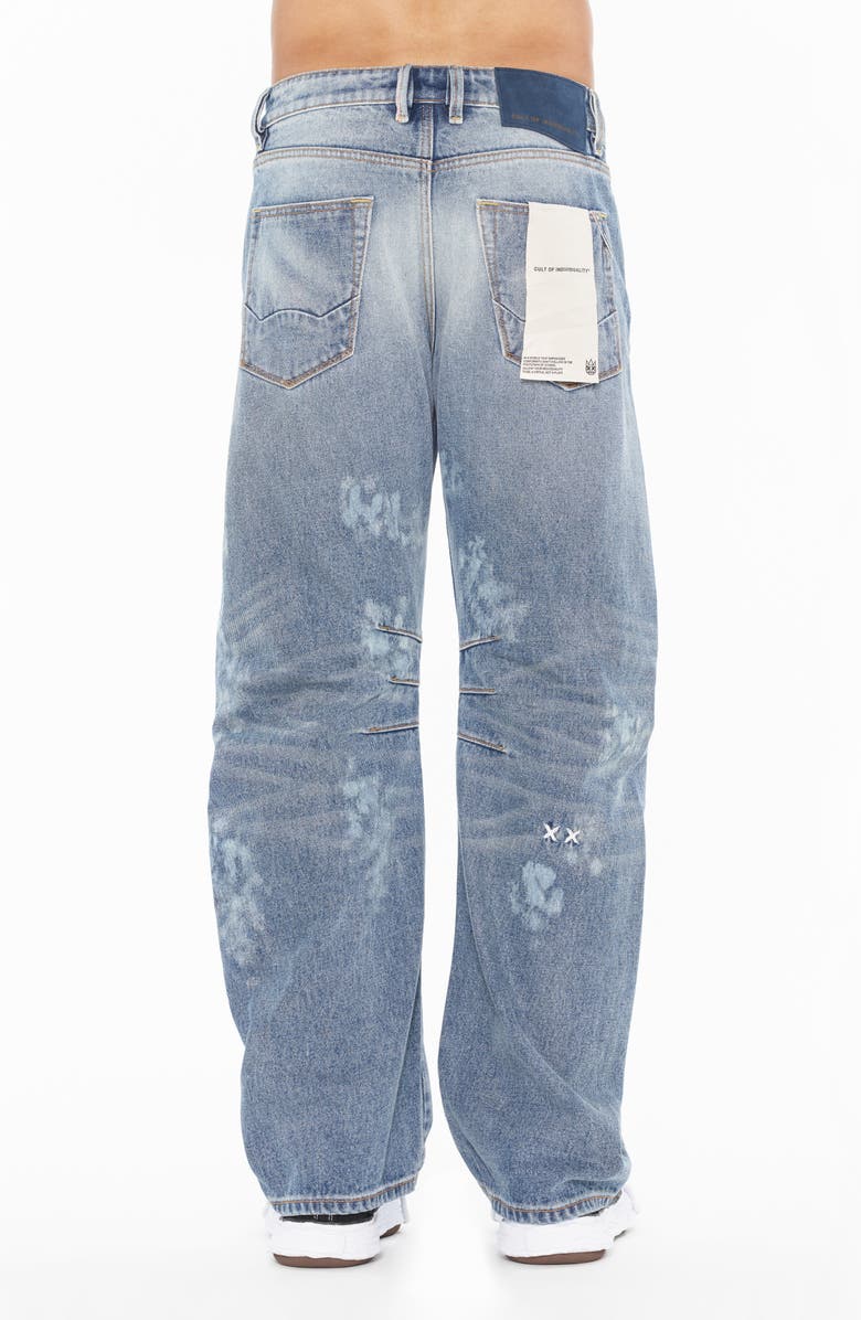 Cult of Individuality Grunge 607 Baggy Jeans, Alternate, color, Icy