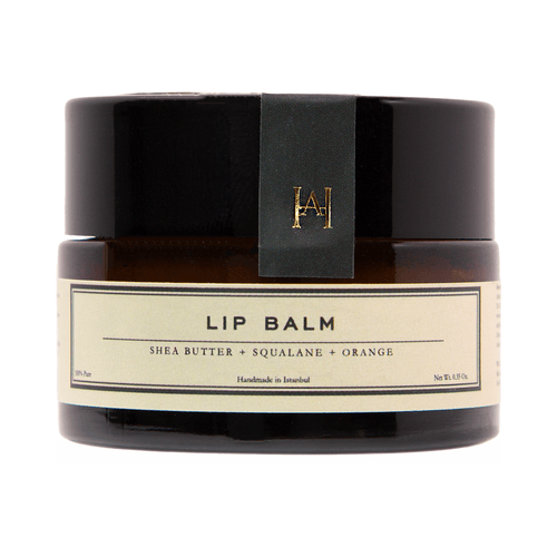 Homemade Aromaterapy Hydrating Nourishing Shea Butter Orange Lip Balm In White