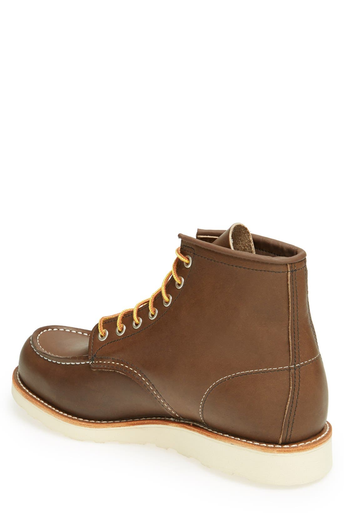 Moc Toe Boot, Alternate, color, DARK CHOCOLATE