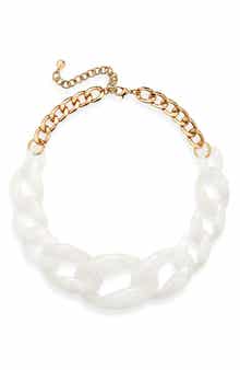 BaubleBar Faryn Curb Link Statement Necklace