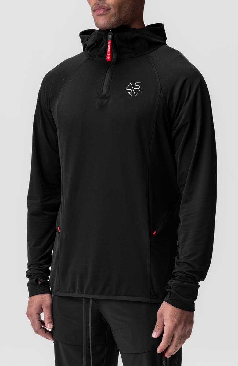 ASRV Thermal Training Quarter Zip Pullover Hoodie, Main, color, 