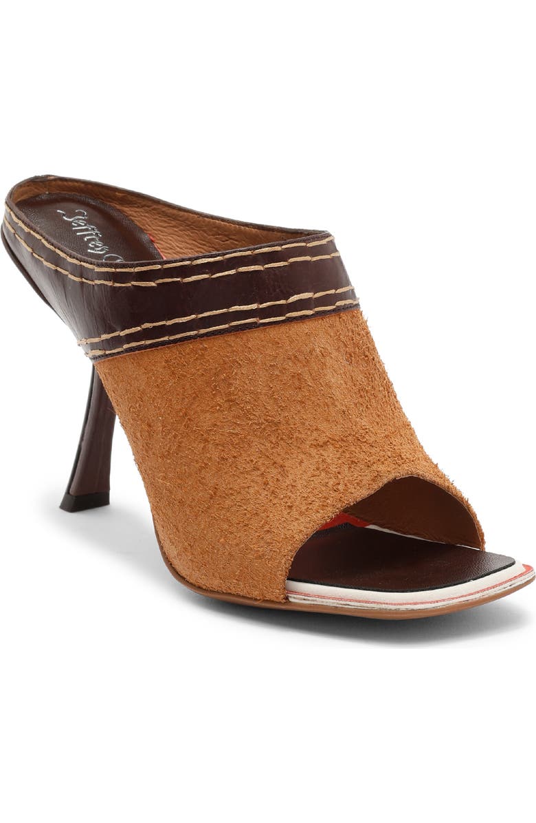 Jeffrey Campbell Zinque Mule, Main, color, Tan Suede Brown