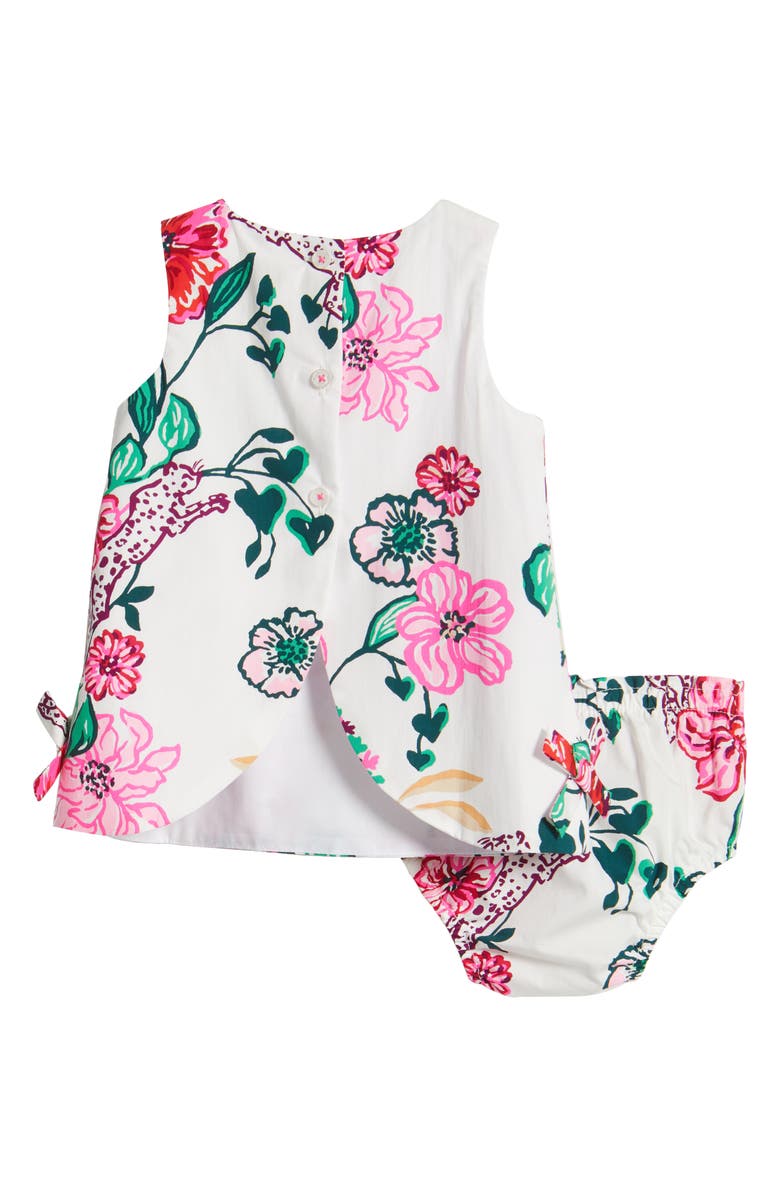 Lilly Pulitzer<sup>®</sup> Baby Lilly Floral Shift Dress & Bloomers, Alternate, color, 