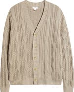 BP. Cable Cotton Cardigan