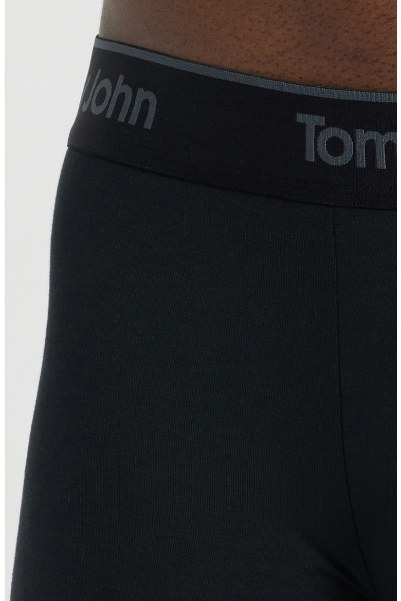 3-Pack Second Skin 6-Inch Stretch Modal Boxer Briefs, Alternate, color, BLACK MONUMENT GOLF CARTS