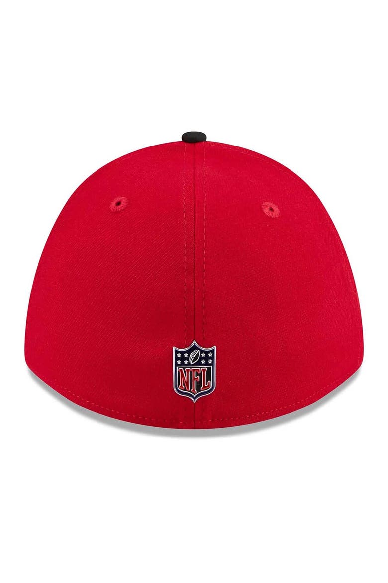 Men's New Era  Scarlet/Black San Francisco 49ers 2026 NFL Draft 39THIRTY M-Crown Flex Hat, Alternate, color, Scarlet