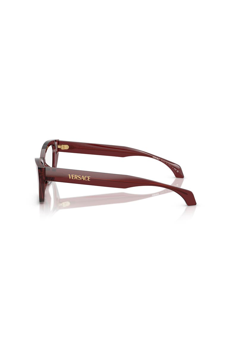 54mm Cat Eye optical glasses, Alternate, color, Red