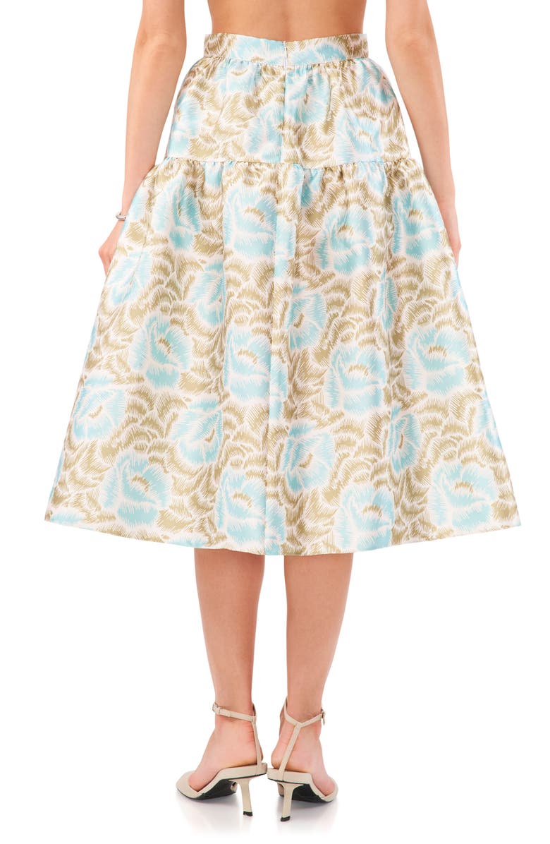 1.STATE Print Tiered A-Line Skirt, Alternate, color, 