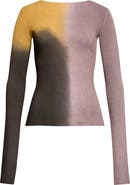Rick Owens Bateau Neck Long Sleeve Top