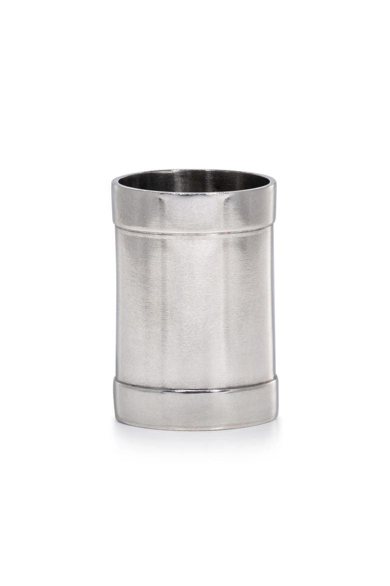 Contempo Polished Brush Holder, Main, color, SILVER