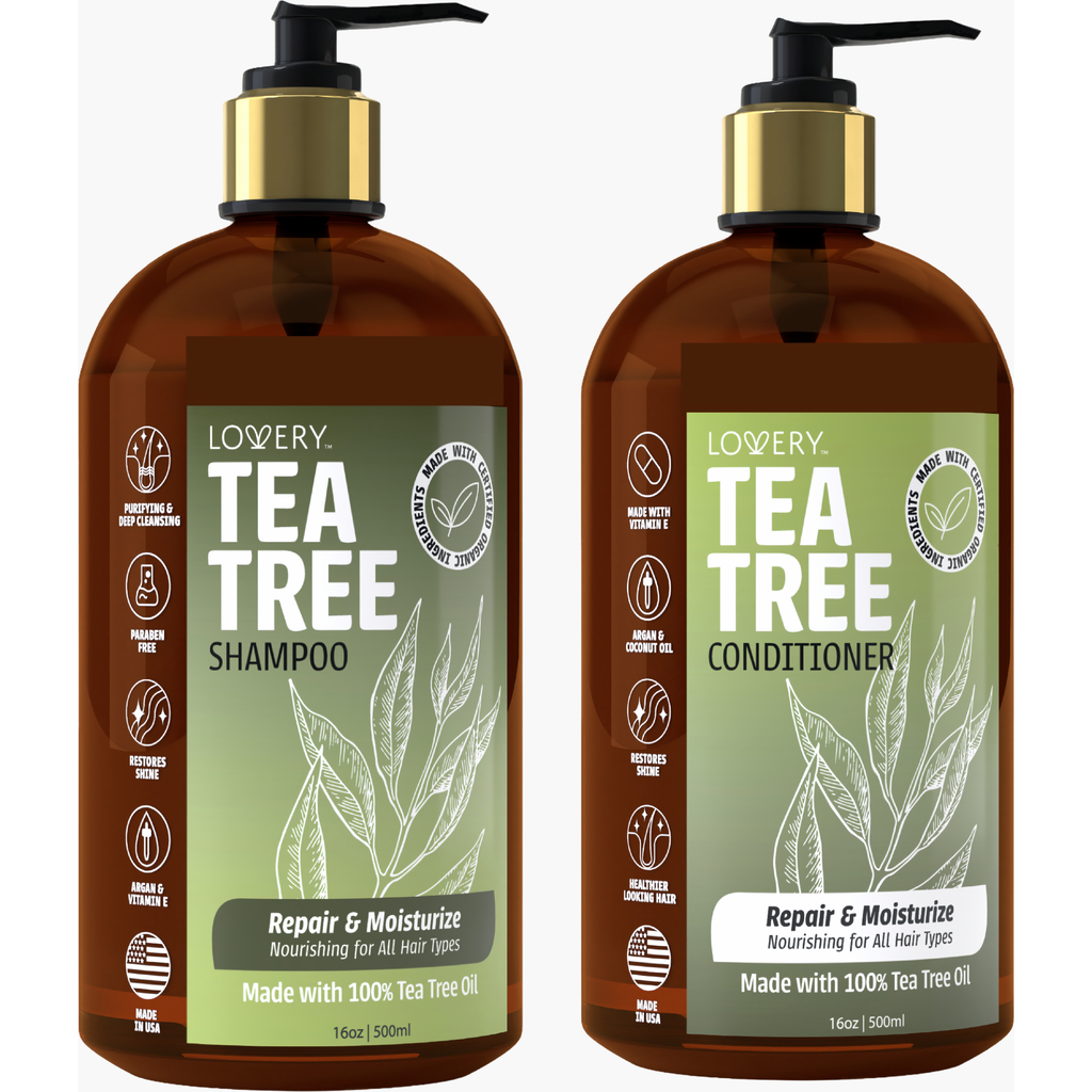 Lovery Tea Tree Shampoo and Conditioner Gift Set