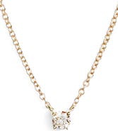 Bony Levy Petite Liora Diamond Solitaire Pendant Necklace