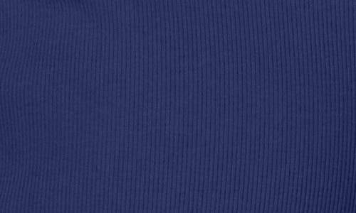 1.state Combo Tulip Sleeve Knit Tee In Indigo Night