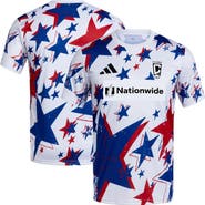 adidas Men's adidas White Columbus Crew 2026 Americana Pre-Match Jersey