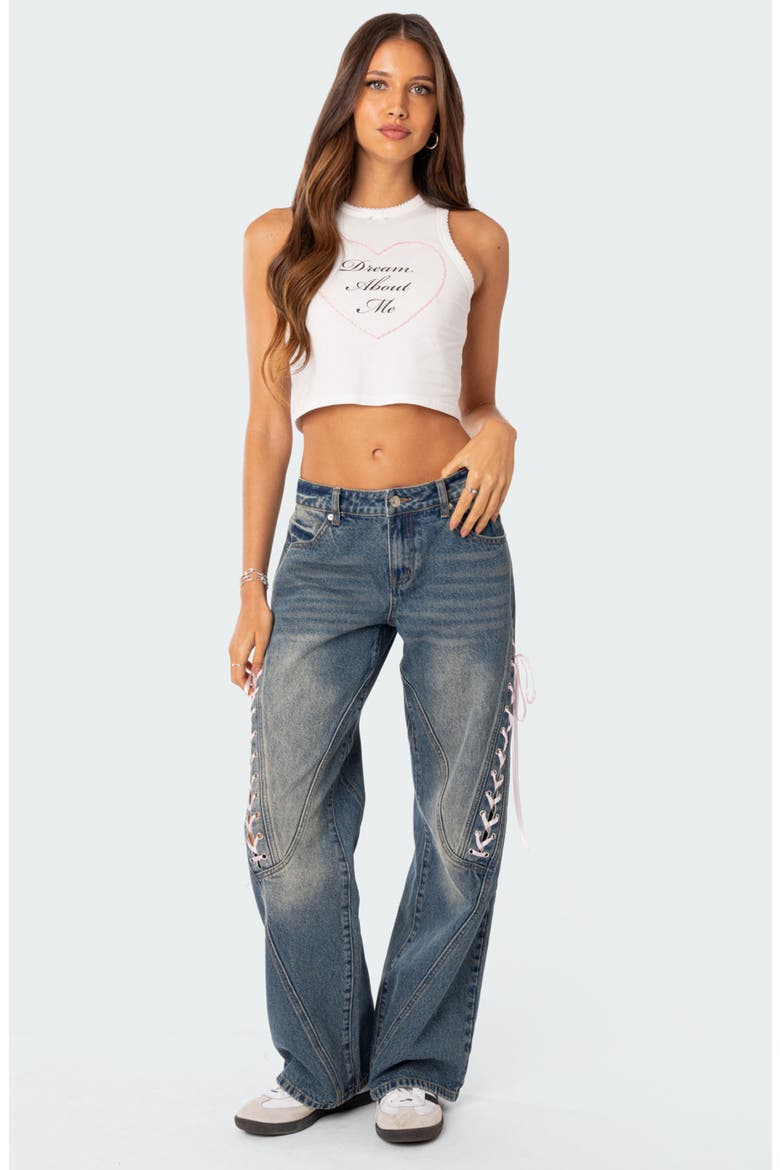 Dream About Me Crop Tank, Alternate, color, WHITE