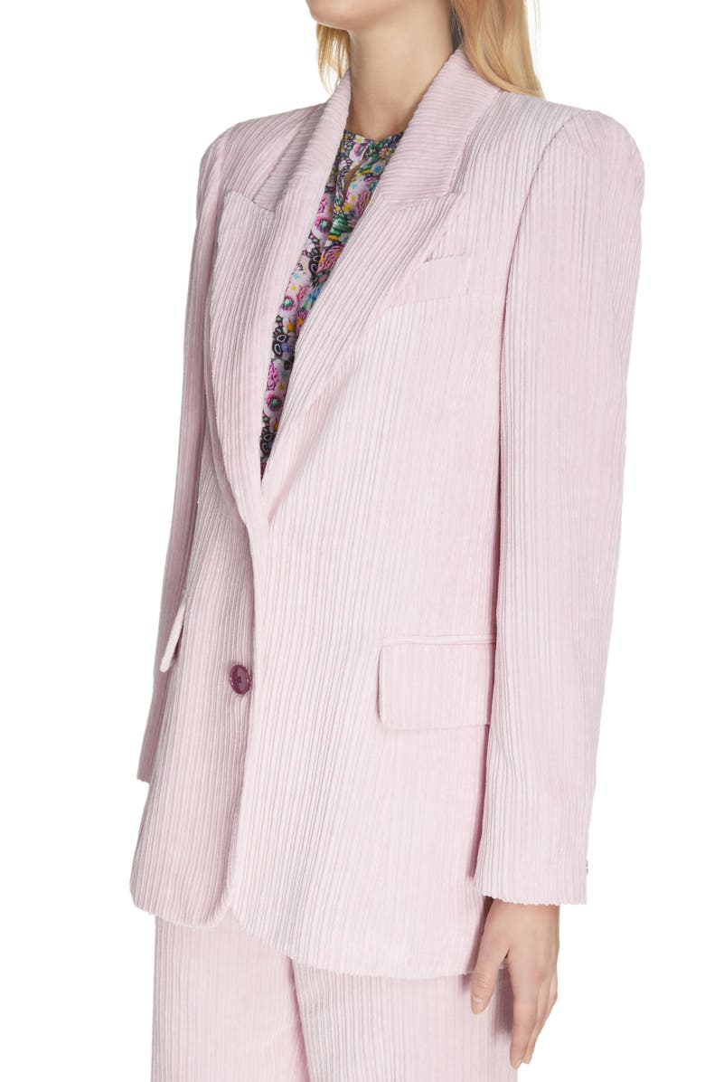 Isabel Marant Malyake Corduroy Velvet Blazer, Alternate, color,