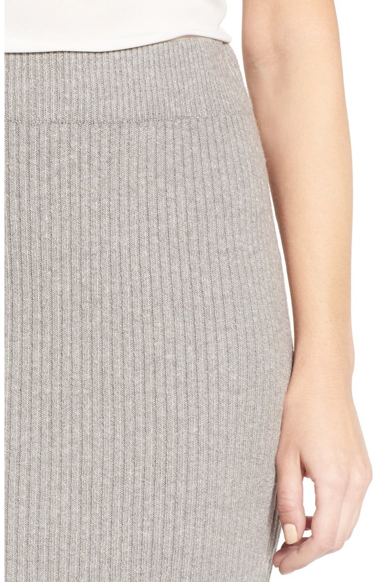 Charleigh Knit Skirt, Alternate, color, HEATHER GREY