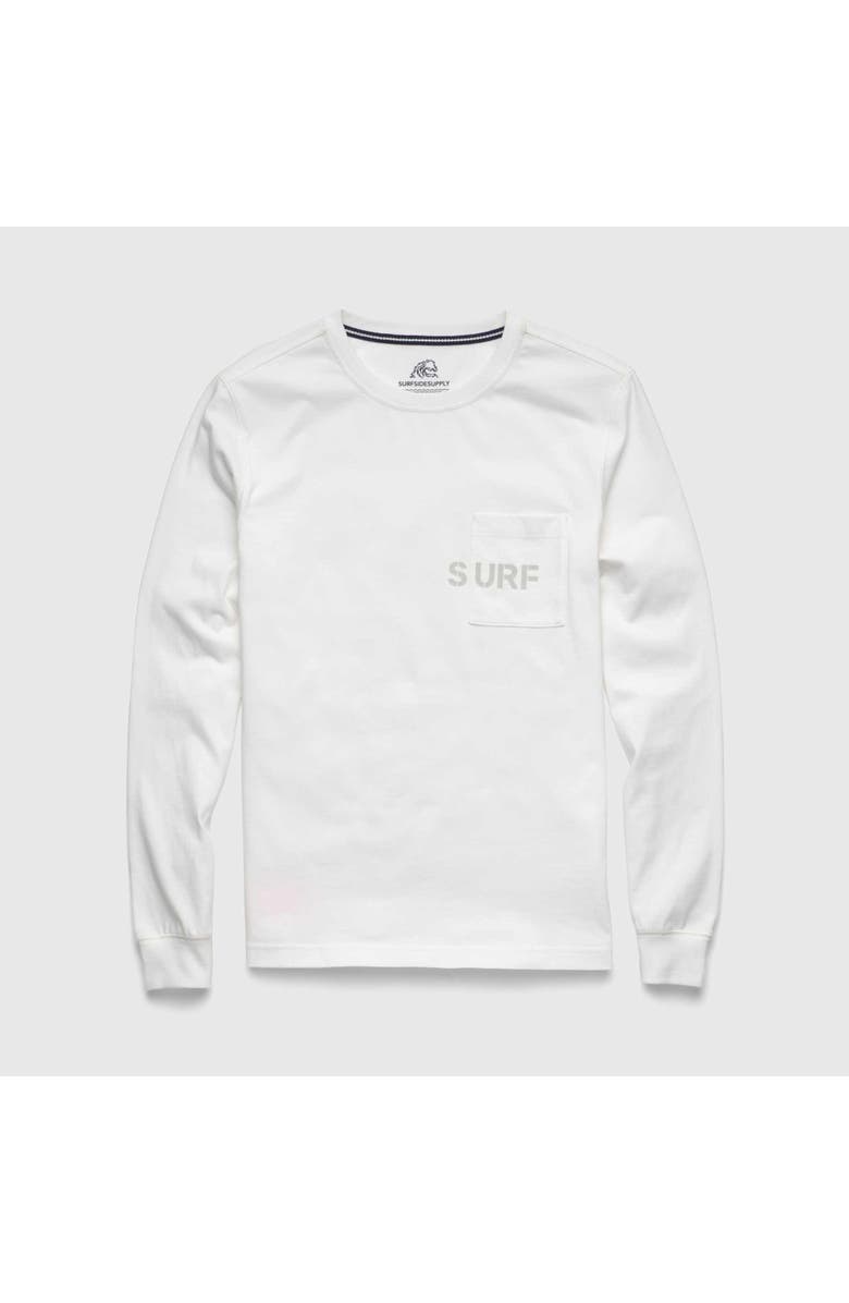 Surfside Supply Co. Chris Surf Tee, Main, color, White