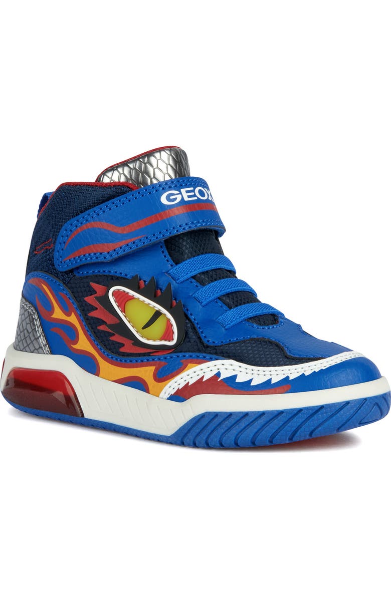 Geox Inek Dragon Light-Up Sneaker, Main, color,