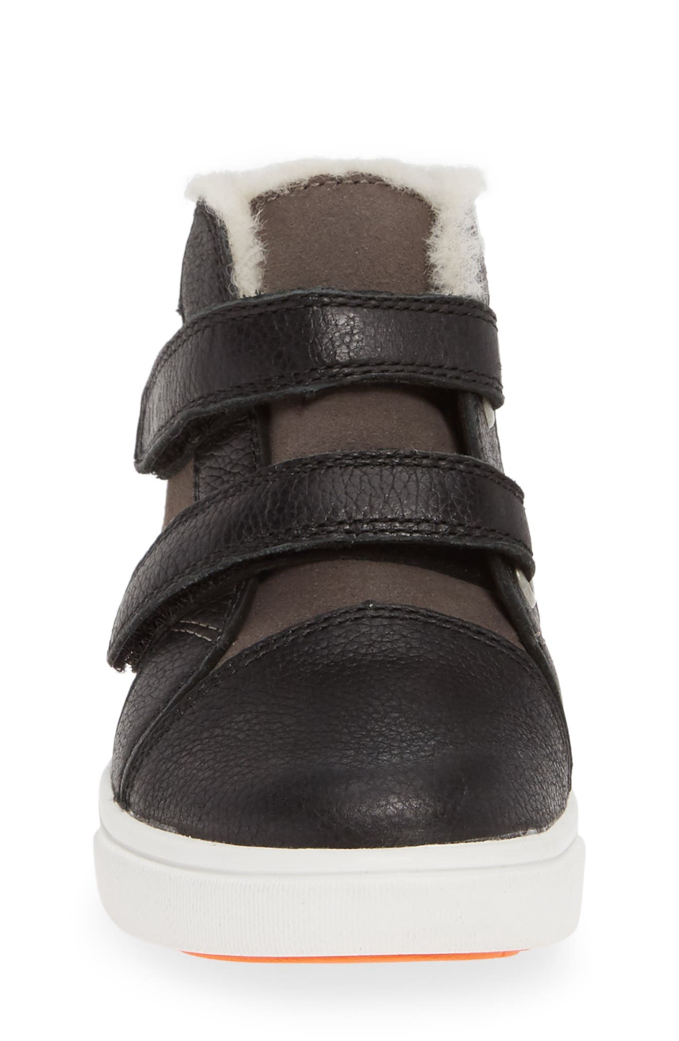 Rennon High Top Sneaker, Alternate, color, BLACK/ GREY