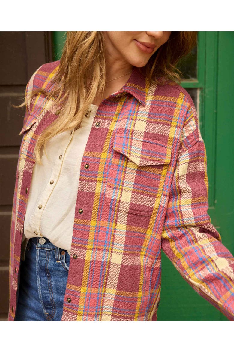 Women's Conifer Shirt Jacket, Alternate, color, Dusty Cedar
