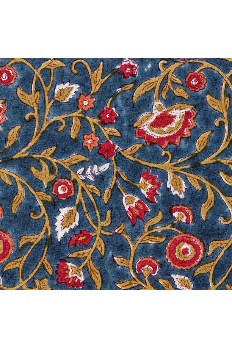 Floral Blooms Tablecloth, Alternate, color, Blue