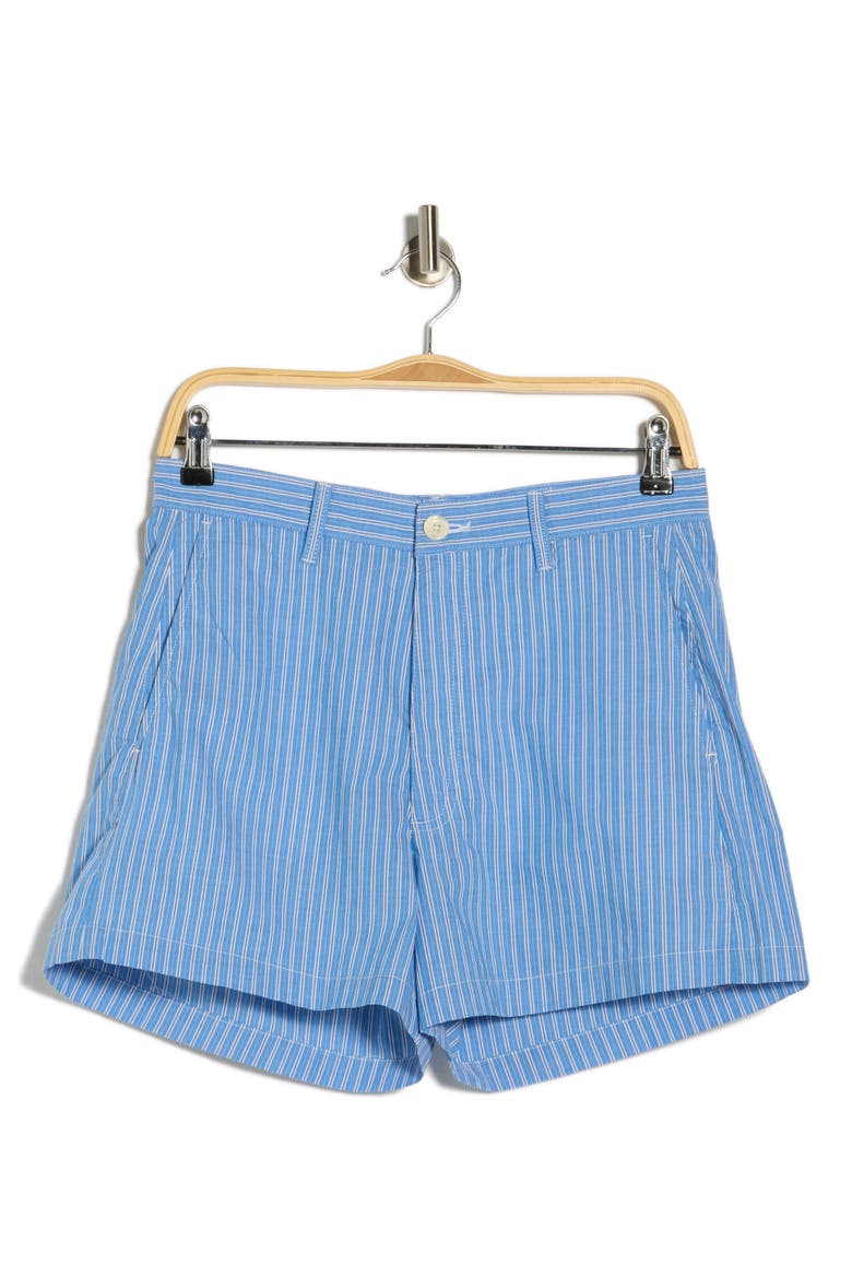Taylor Cotton Shorts, Alternate, color, SKY BLUE/ WHITE STRIP