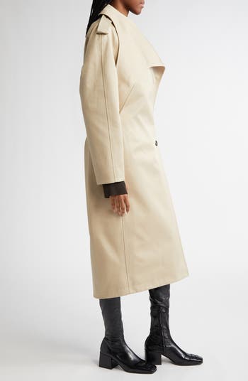 Courrèges Oblique Cotton Gabardine Trench Coat | Nordstrom Courrèges Oblique Cotton Gabardine Trench Coat | Nordstrom