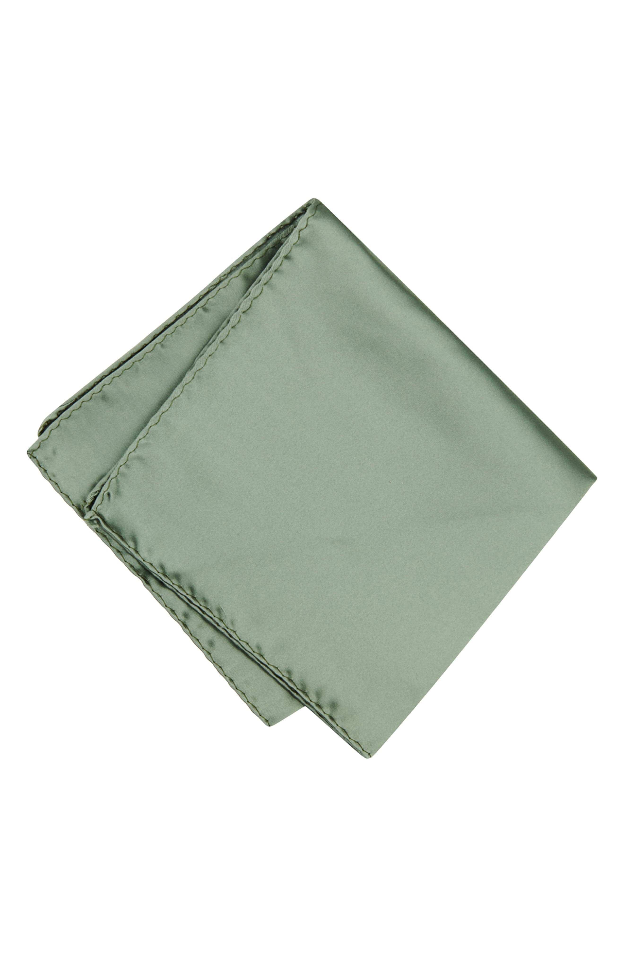 CONSTRUCT Solid Satin Pocket Square