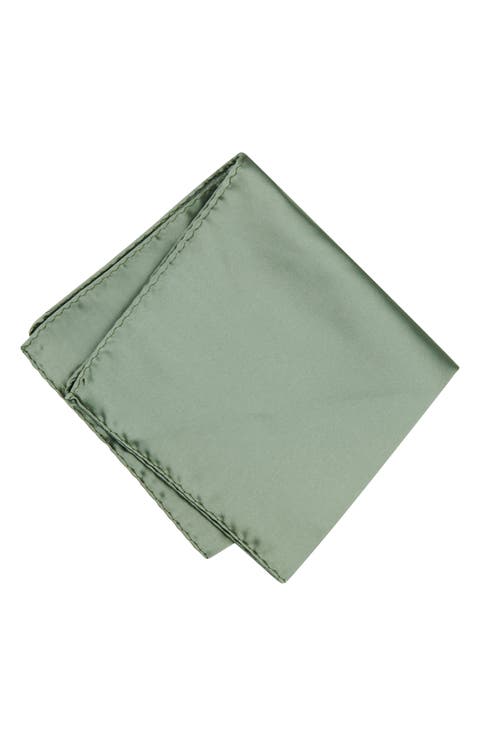 Solid Satin Pocket Square