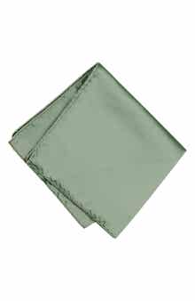 CONSTRUCT Solid Satin Pocket Square