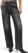 rag & bone rb Miramar Wide Leg Cotton Fleece Sweatpant Jeans