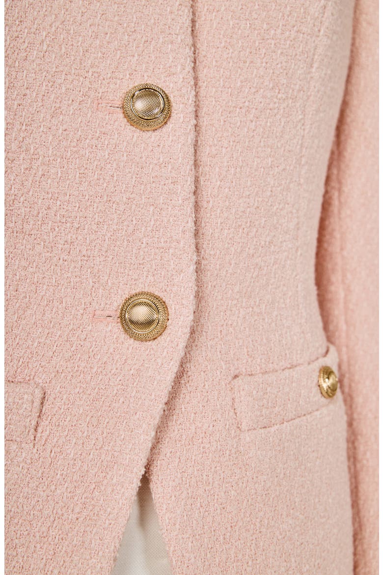 Tweed Jacket, Alternate, color, PETAL PINK