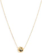 Bony Levy 14K Gold Sphere Pendant Necklace