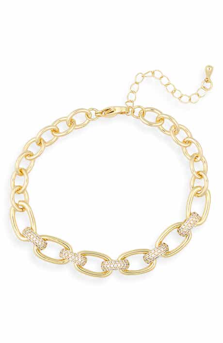 Crystal Link Chain Bracelet