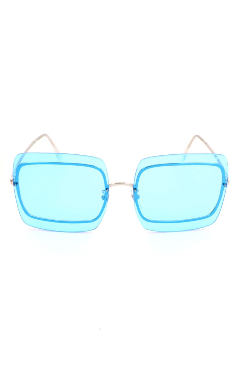 SUPER by RETROSUPERFUTURE<sup>®</sup> 52mm Square Sunglasses, Main, color, Blue