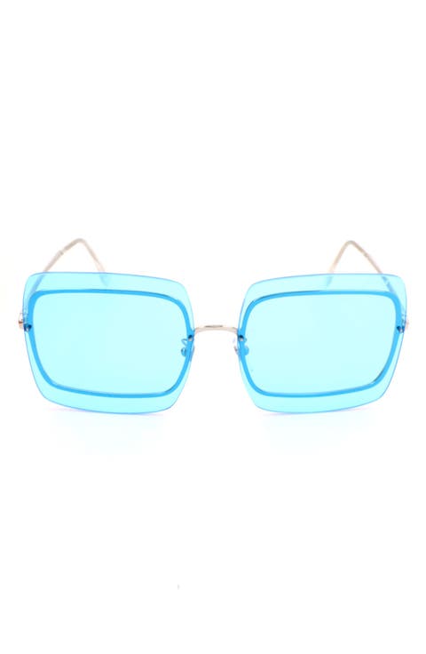 52mm Square Sunglasses