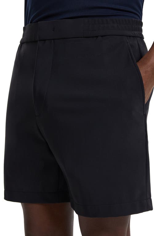 Theory Men's Curtis Flat Front Shorts In Black