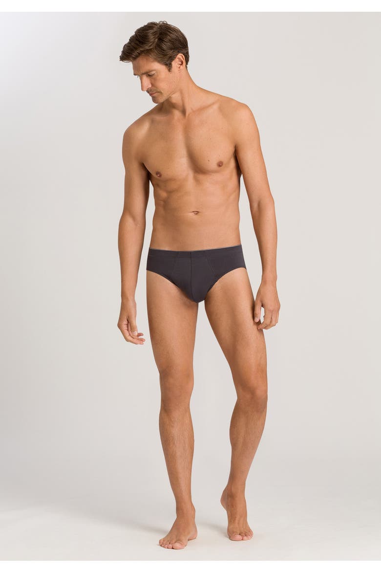 Cotton Superior Cotton Brief, Alternate, color, Coal Grey