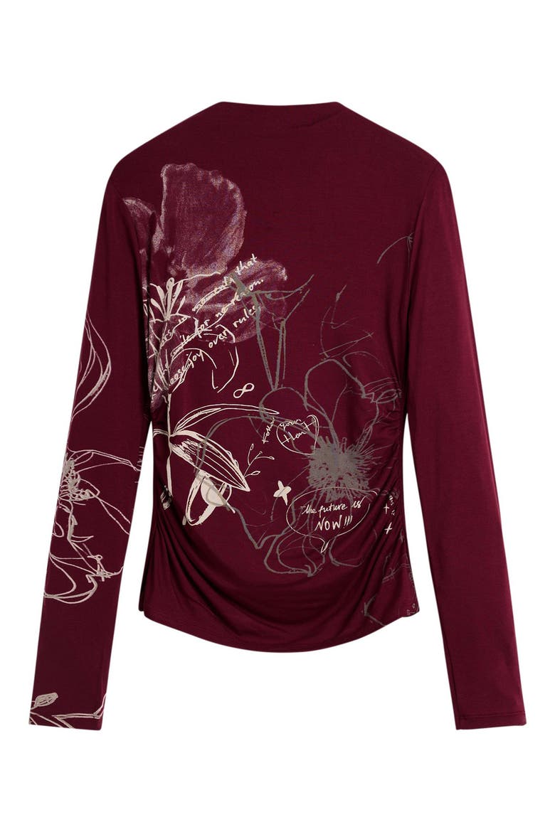 Long Sleeve Graphic T-Shirt, Alternate, color, PINK