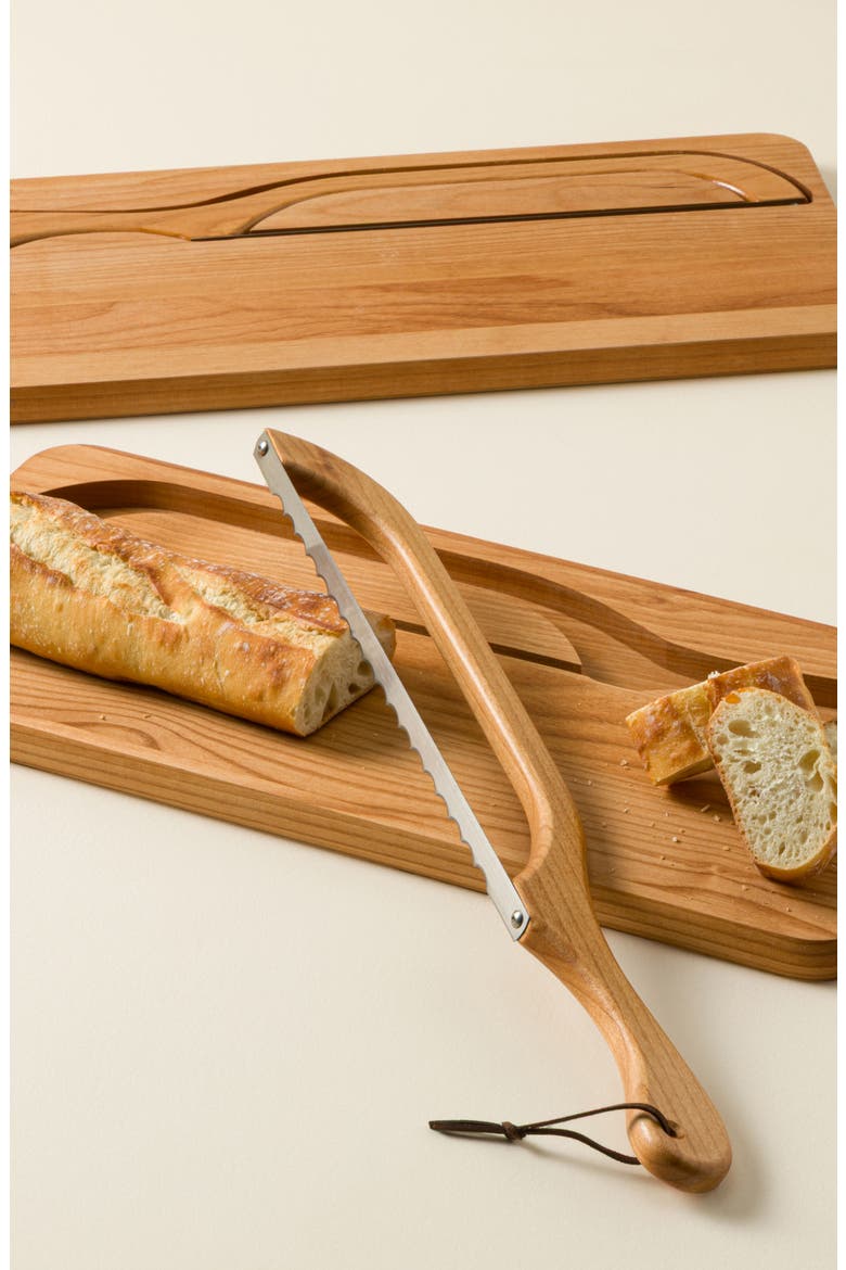 Slice & Stow Bread Serving Set, Alternate, color, Left Hand