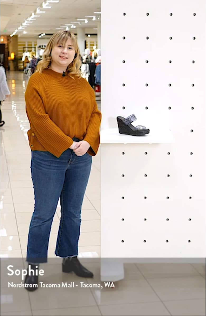 Bungalow Wedge Slide Sandal, sales video thumbnail