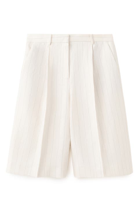 Argelia Pleated Bermuda shorts