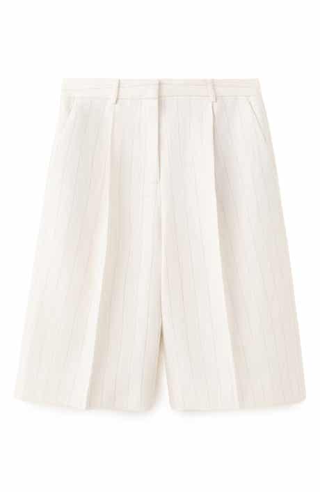 Argelia Pleated Bermuda shorts