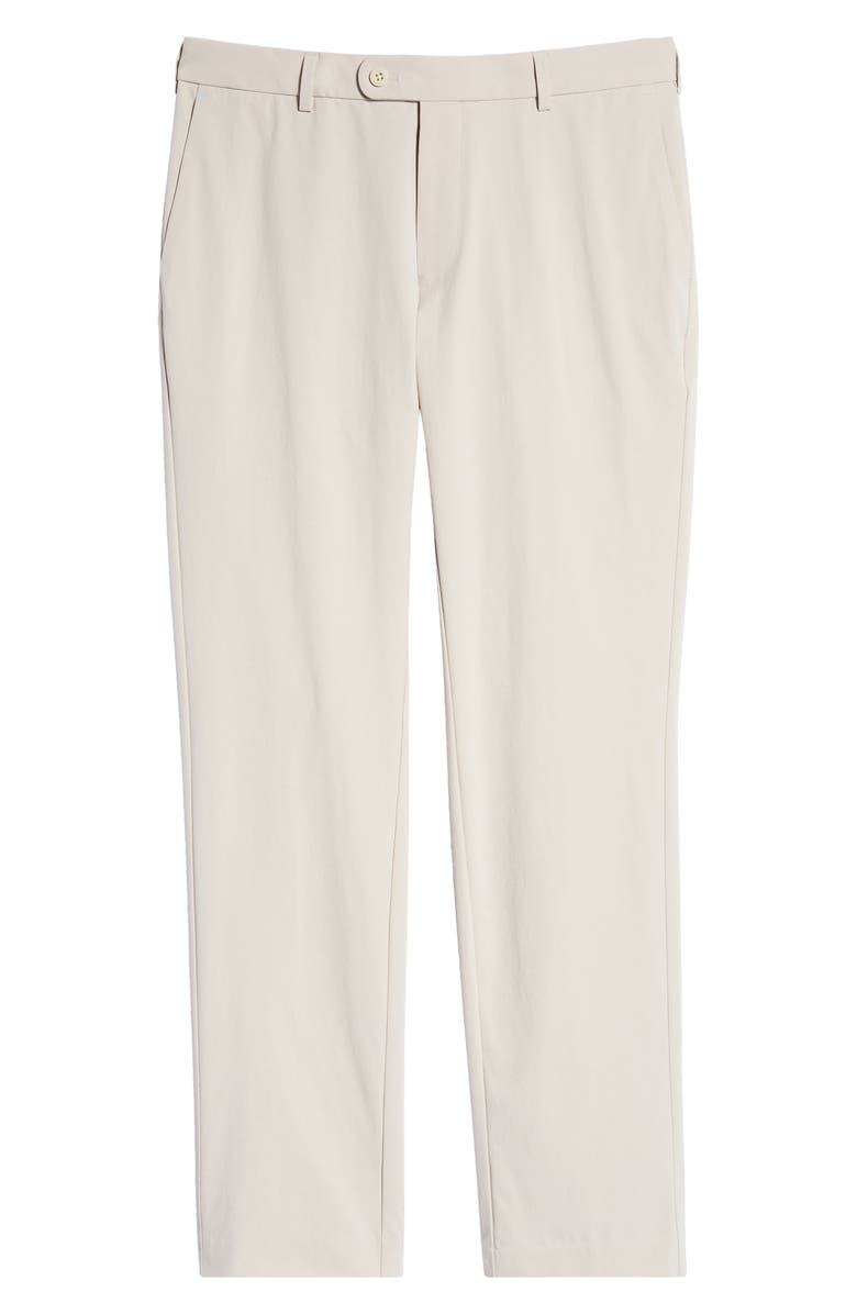 Peter Millar Men's Crown Crafted Surge Performance Flat Front Trousers, Alternate, color, Oatmeal
