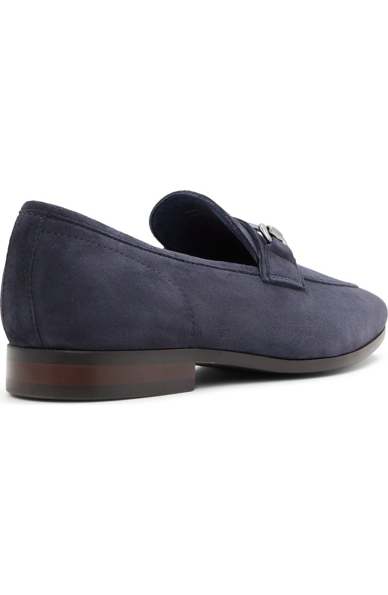 ALDO Mullberry Apron Toe Bit Loafer, Alternate, color, Navy