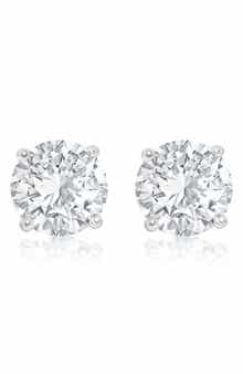 SUZY LEVIAN 8mm Round Cubic Zirconia Stud Earrings