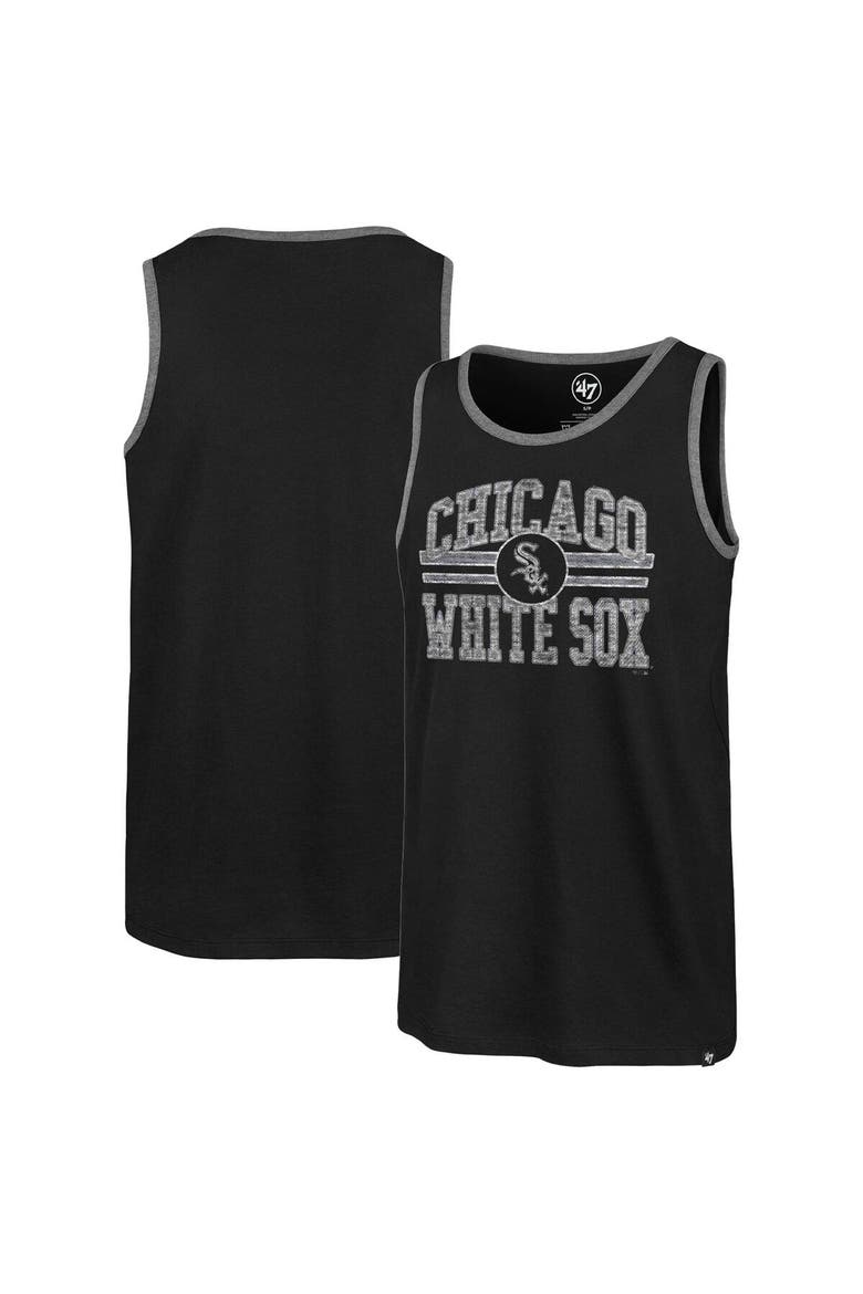 Men's '47 Black Chicago White Sox Winger Franklin Tank Top, Main, color, Black