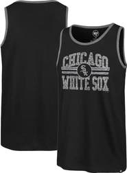 '47 Men's '47 Black Chicago White Sox Winger Franklin Tank Top